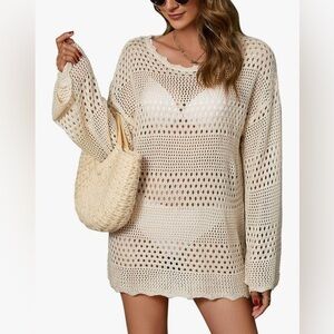 Shermie - Crochet Swimsuit Cover Up